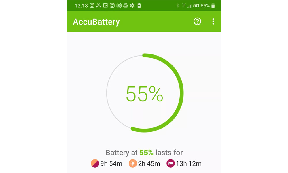 تست شارژ باتری گوشی