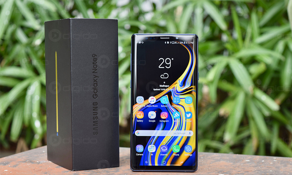 بهترین گوشی های سامسونگ Samsung Galaxy Note 9 در فضای باز