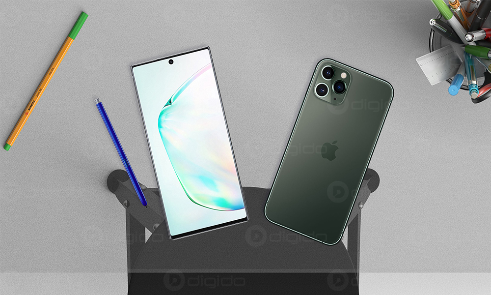 مقایسه نوت 10 پلاس یا آیفون 11 پرو مکس