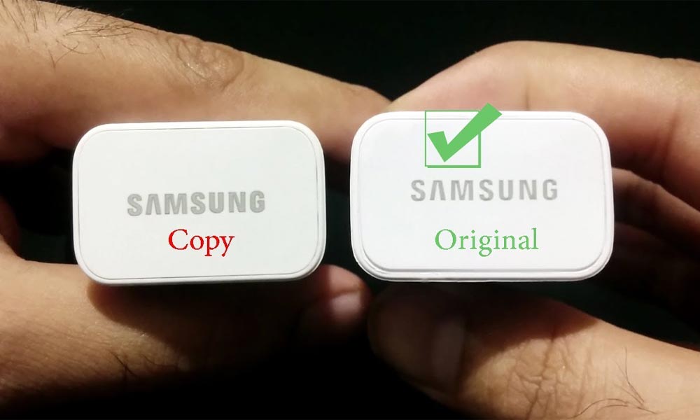 آداپتو شارژر اصل و فیک