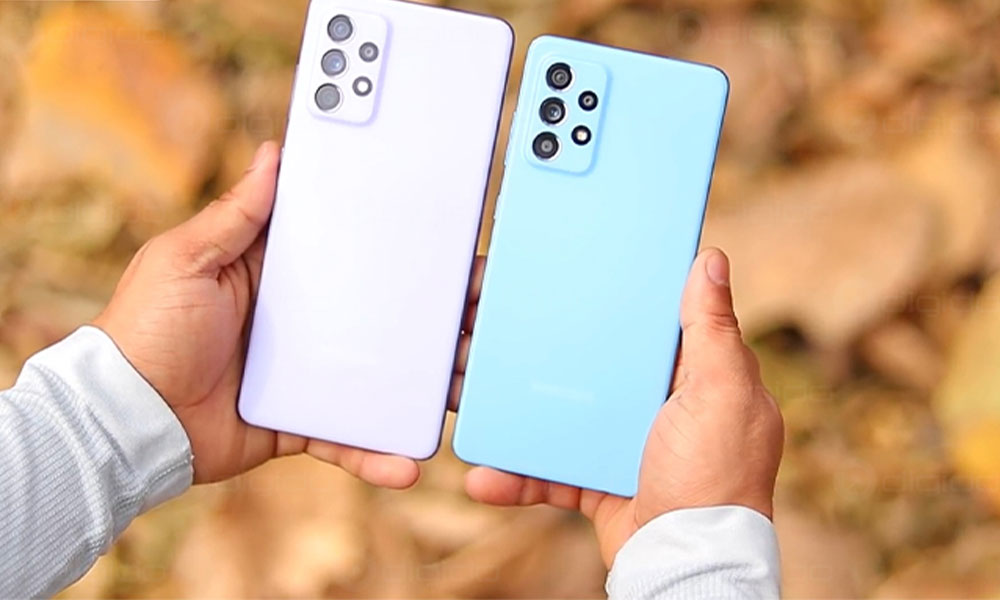 مقایسه گلکسی A72 و گلکسی A52