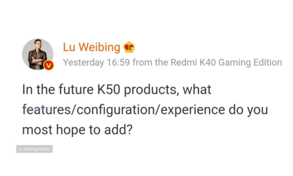 شیائومی سری ردمی k50