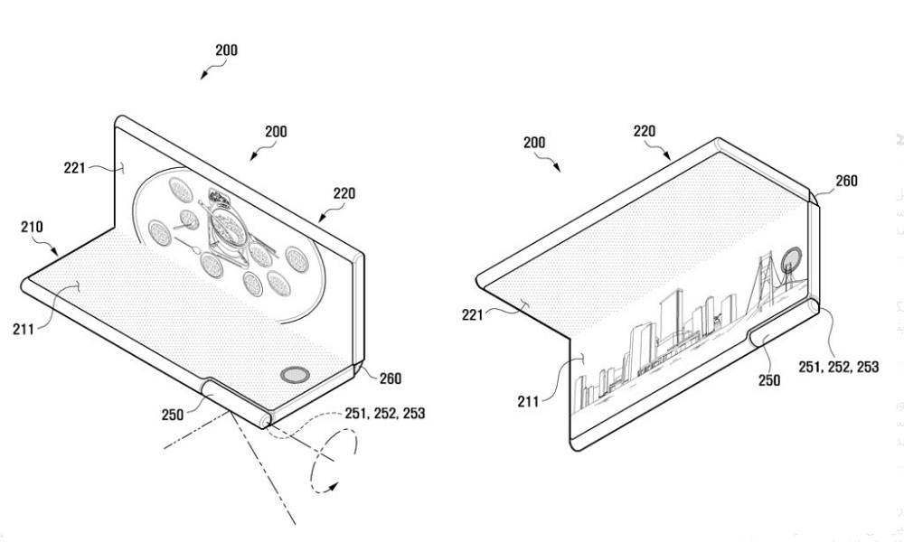 موبایل تاشو با ماژول دوربین چرخان