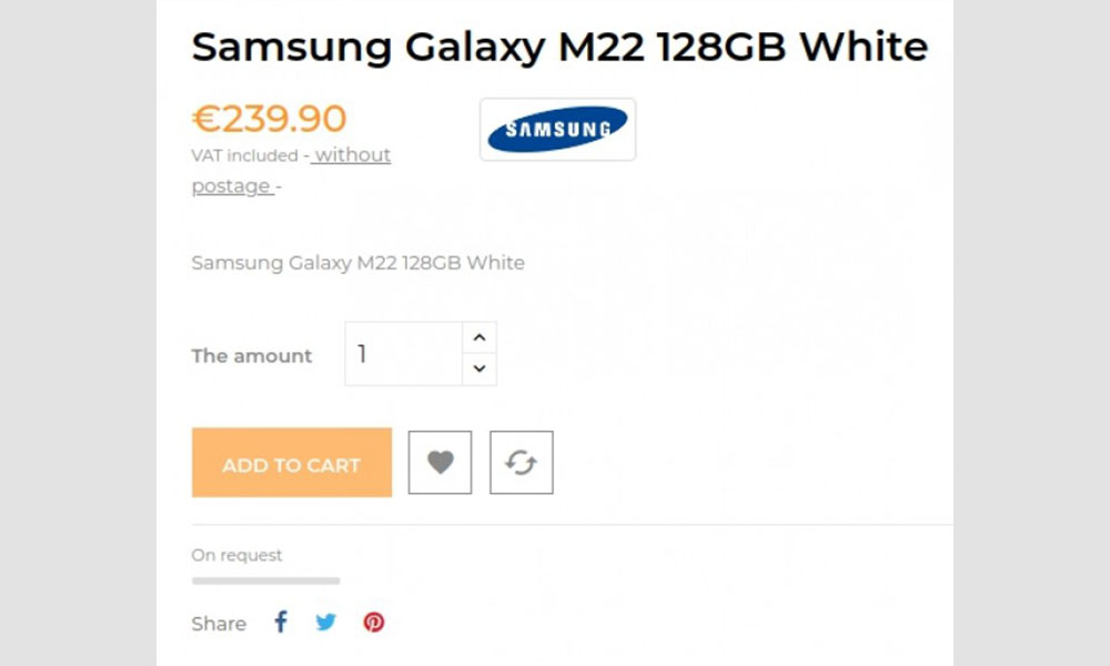 قیمت گلکسی M22