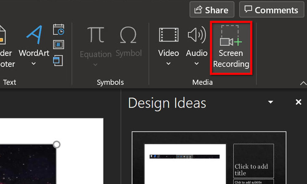 ضبط صفحه کامپیوتر با پاورپوینت