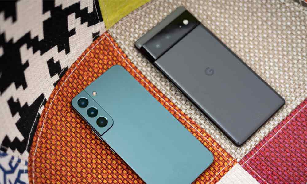 مقایسه گلکسی اس 22 با گوگل پیکسل 6