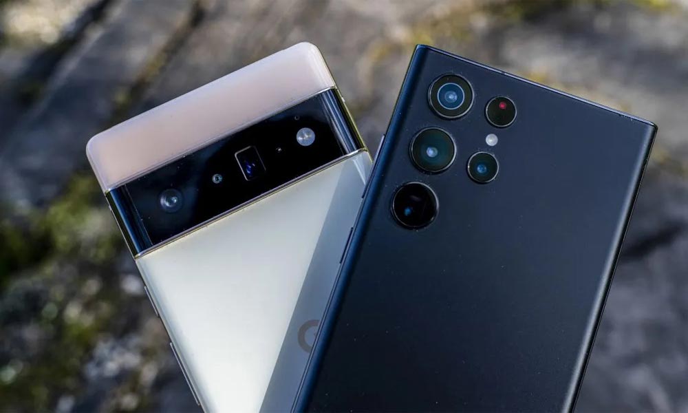 دوربین S22 plus و پیکسل 6 پرو