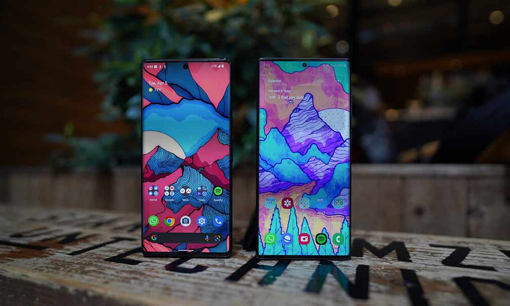 مقایسه S22 ultra و Pixel 6 pro از نظر نمایشگر