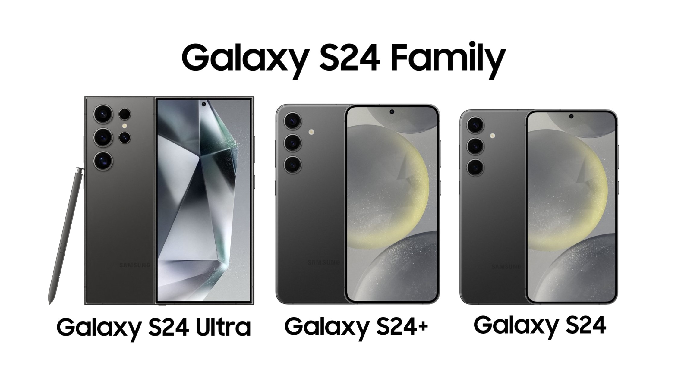 Samsung Galaxy S24, S24+ und Galaxy S24 Ultra