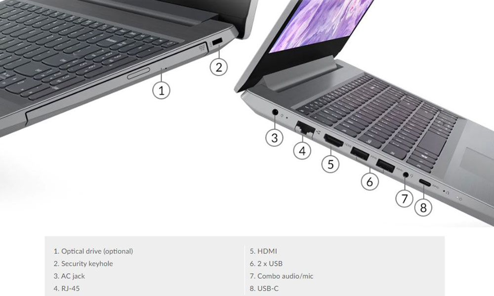 لپ تاپ ۱۵ اینچی لنوو IdeaPad L3-w