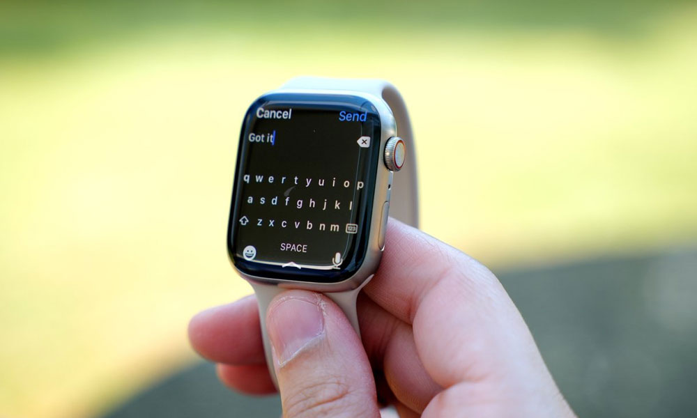 کیبورد ساعت هوشمند اپل